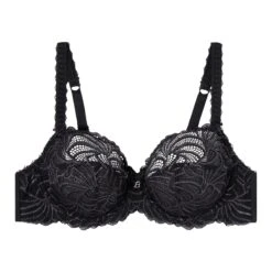 Soutien-gorge Emboîtant Avec Armatures Black Pampelune