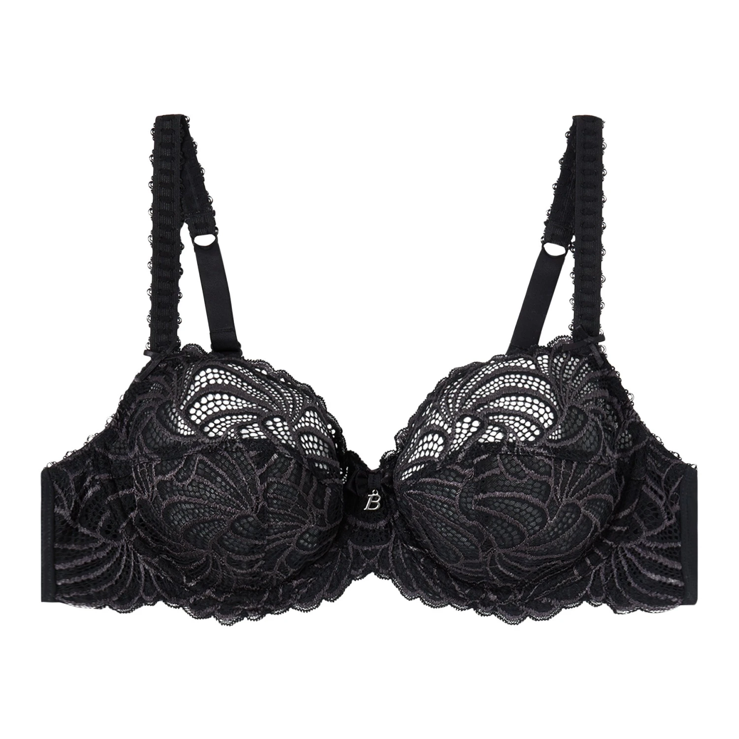 Soutien-gorge Emboîtant Avec Armatures Black Pampelune