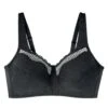 Soutien-gorge Sans Armatures Black Cotton Comfort