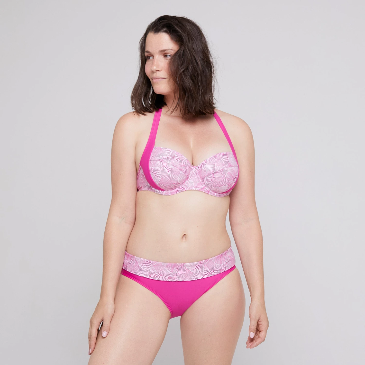 Haut De Maillot De Bain Avec Armatures Fuchsia PALMARIA – Image 4