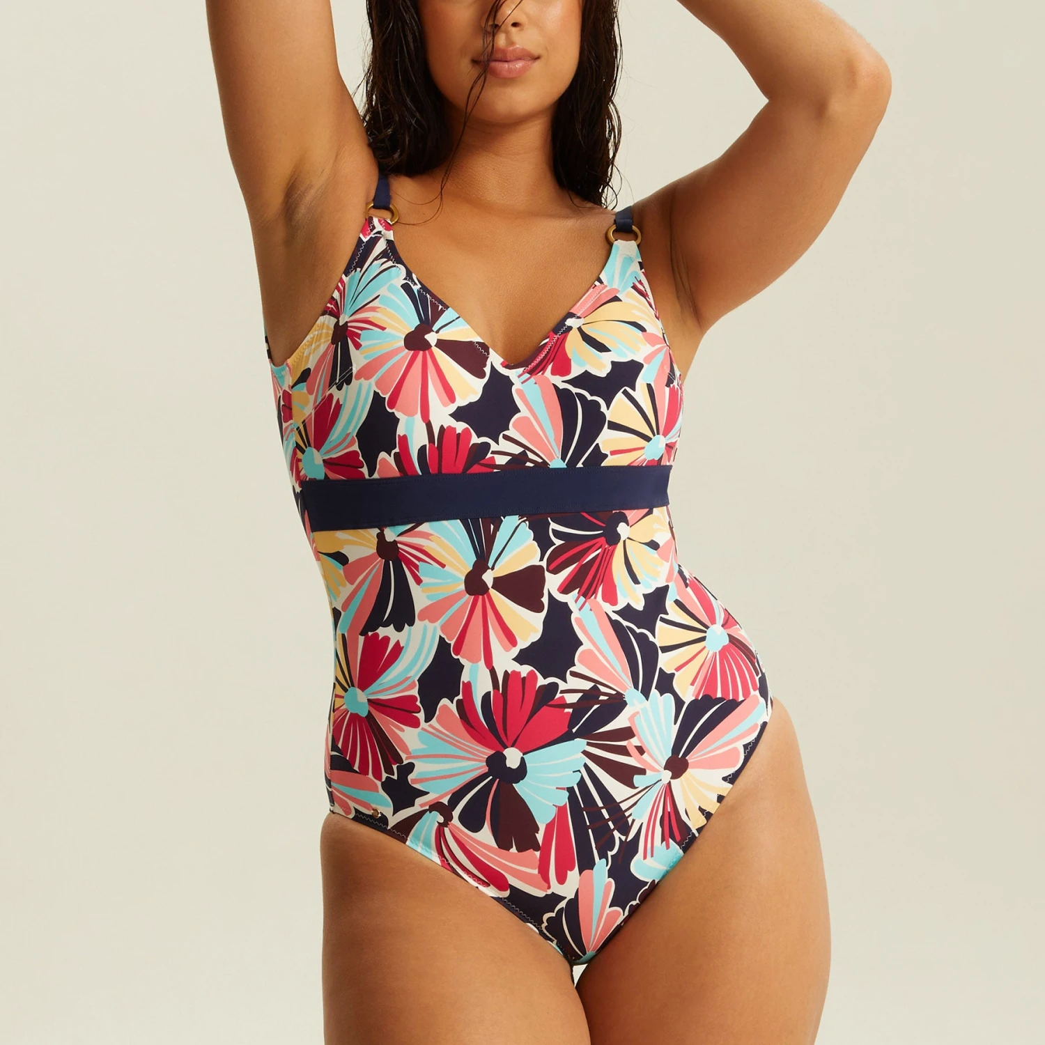 Maillot Une Pièce Sans Armatures Floral ANTIOCO – Image 3