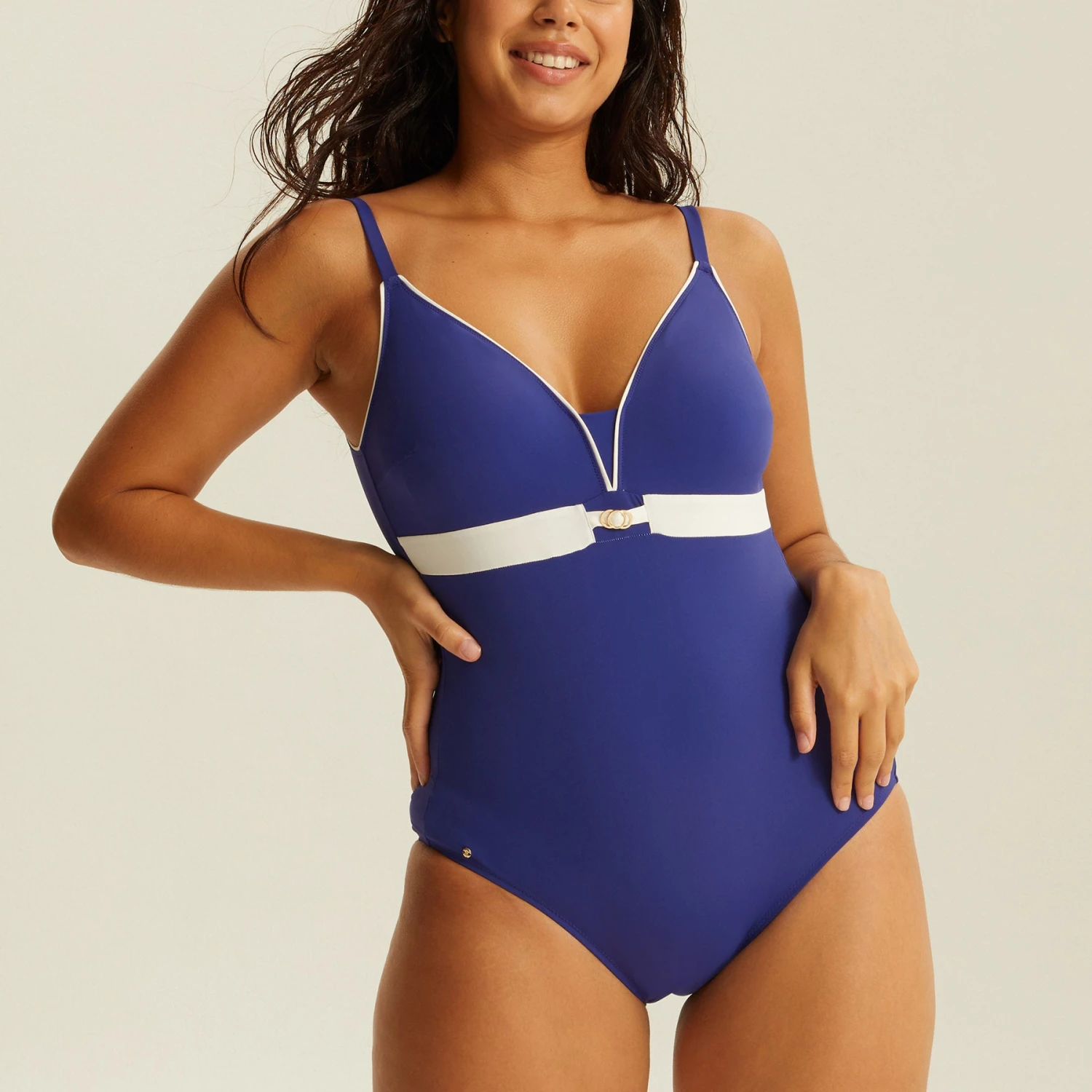 Maillot Une Pièce Sans Armatures NAVY PANTELLERIA – Image 3